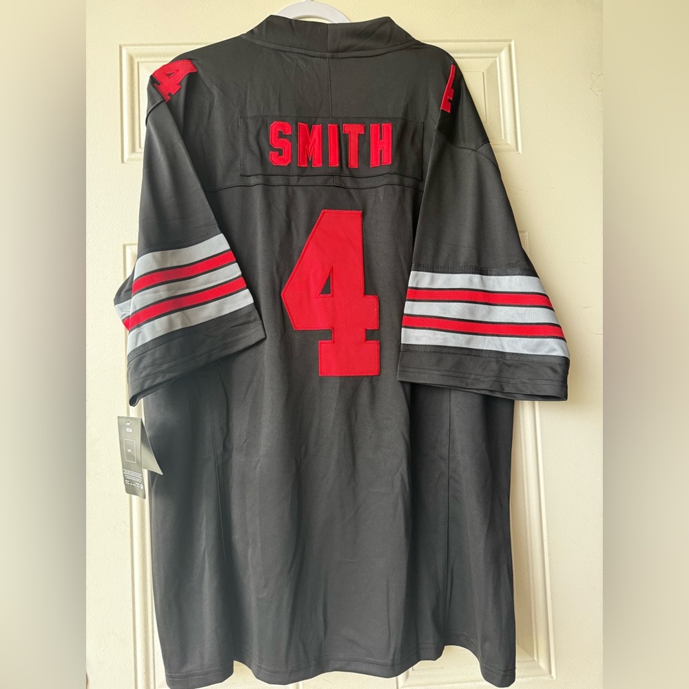 Nike Black and Red Athletic Jersey - Picture 2 of 2